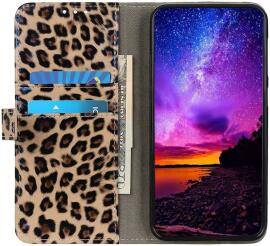 Motorola Edge 40 Pro Hoesje Portemonnee Book Case Luipaard Print afbeelding