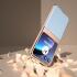 Motorola Razr 40 Ultra Hoesje Leer Back Cover Blauw afbeelding 5