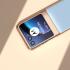 Motorola Razr 40 Ultra Hoesje Leer Back Cover Blauw afbeelding 6