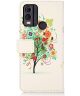 Nokia C22 Hoesje Portemonnee Book Case met Tree Print