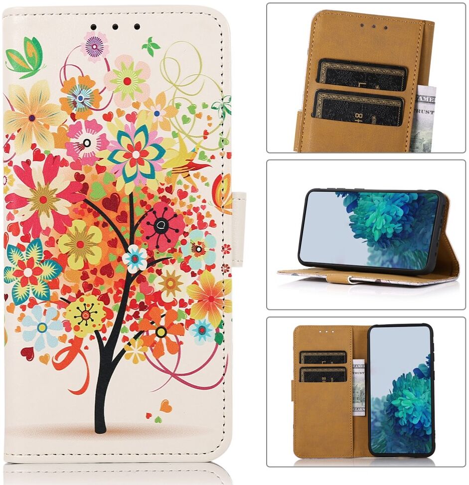 Nokia C22 Hoesje Portemonnee Book Case met Flower Print afbeelding 7