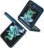 Samsung Galaxy Z Flip 5 Hoesje Magnetische Kickstand Ring Blauw afbeelding 2