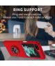 Samsung Galaxy Z Flip 5 Hoesje Magnetische Kickstand Ring Rood