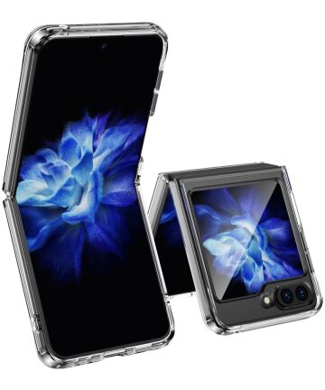 Samsung Galaxy Z Flip 5 Hoesje Schokbestendig Back Cover Transparant Hoesjes