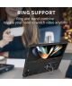 Samsung Galaxy Z Fold 5 Hoesje met Magnetische Kickstand Ring Zwart