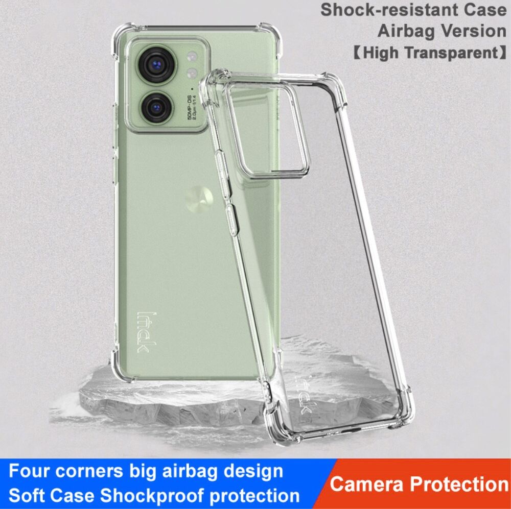 Imak Motorola Edge 40 Hoesje Schokbestendig TPU Transparant afbeelding 2
