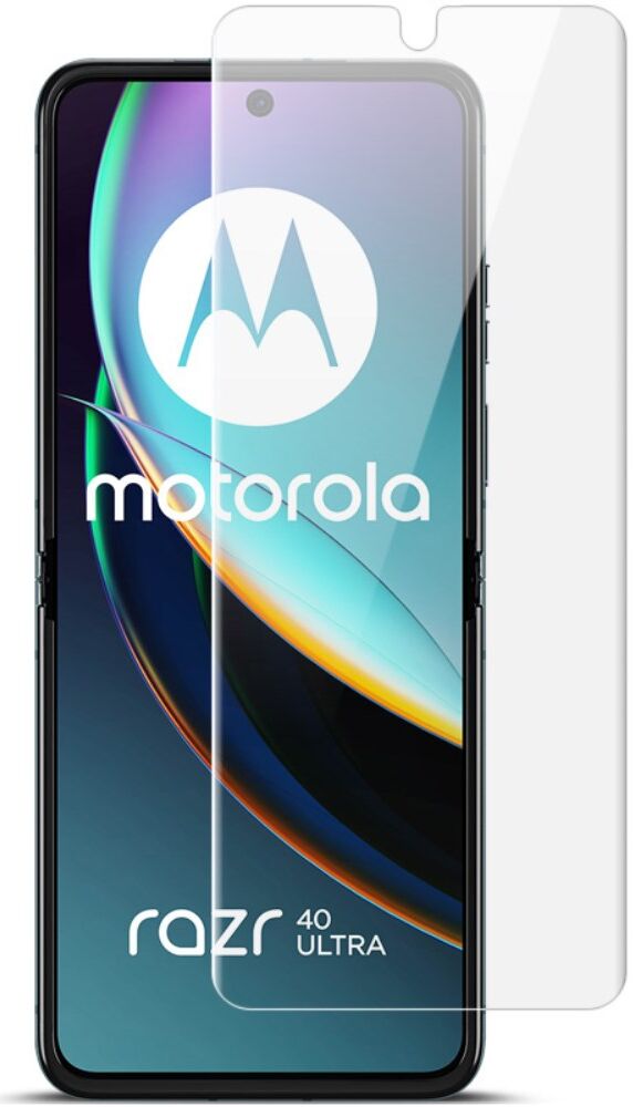 Imak Motorola Razr 40 Ultra Screen Protector Display en Achterkant afbeelding 2