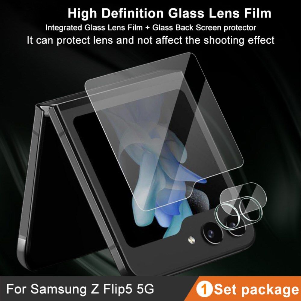 Imak Samsung Galaxy Z Flip 5 Screen Protector Cover Display en Camera afbeelding 3