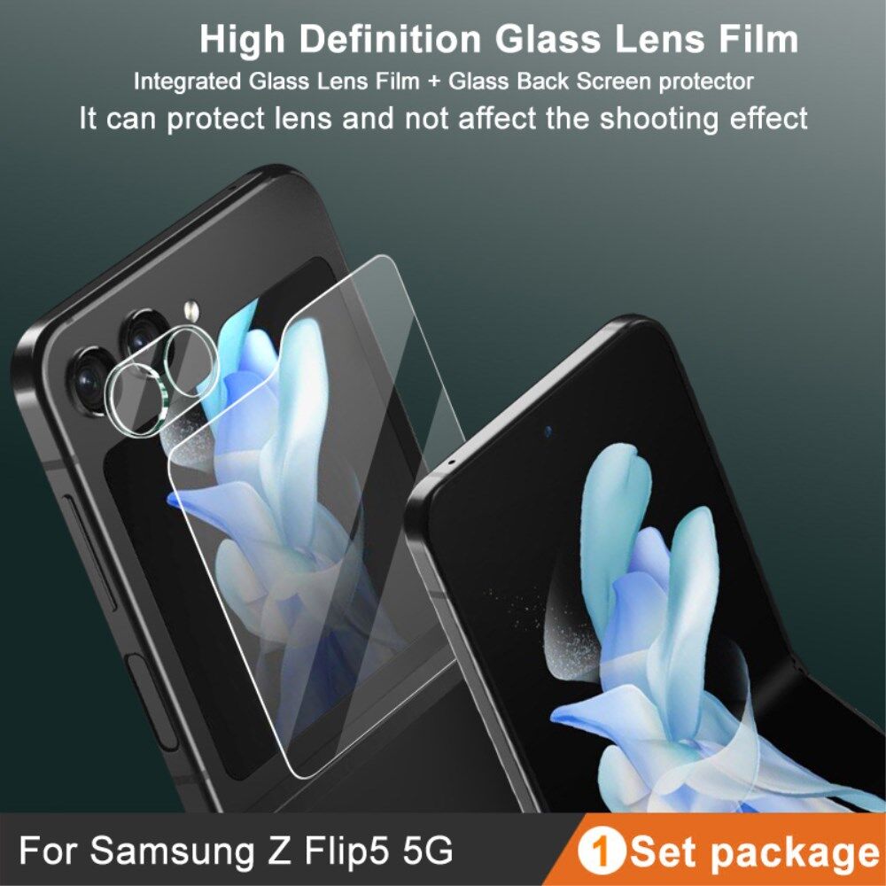 Imak Samsung Galaxy Z Flip 5 Screen Protector Cover Display en Camera afbeelding 5