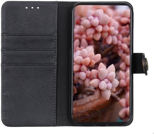 KHAZNEH Motorola Edge 40 Hoesje Portemonnee Book Case Zwart afbeelding 1