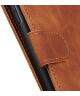 KHAZNEH Motorola Edge 40 5G Hoesje Retro Wallet Book Case Bruin