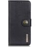 KHAZNEH Nokia C22 Hoesje Portemonnee Book Case Zwart