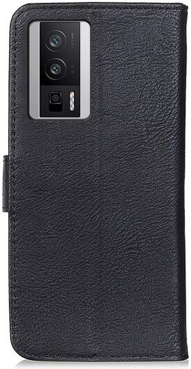 KHAZNEH Xiaomi Poco F5 Pro Hoesje Portemonnee Book Case Zwart afbeelding 9