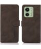 KHAZNEH Motorola Edge 40 5G Retro Wallet Book Case Bruin