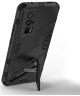 Xiaomi Poco F5 Pro Hoesje Shockproof Kickstand Back Cover Zwart