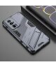 Xiaomi Poco F5 Pro Hoesje Shockproof Kickstand Back Cover Blauw