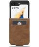 LC.IMEEKE Samsung Galaxy Z Flip 5 Hoesje Wallet Book Case Bruin