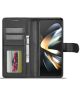 LC.IMEEKE Samsung Galaxy Z Fold 5 Hoesje Portemonnee Book Case Zwart