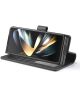 LC.IMEEKE Samsung Galaxy Z Fold 5 Hoesje Portemonnee Book Case Zwart