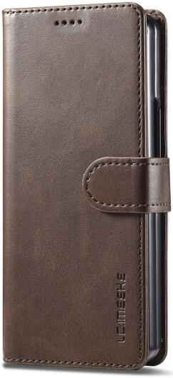 LC.IMEEKE Samsung Galaxy Z Fold 5 Hoesje Portemonnee Book Case Bruin afbeelding 6