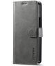 LC.IMEEKE Samsung Galaxy Z Fold 5 Hoesje Portemonnee Book Case Grijs