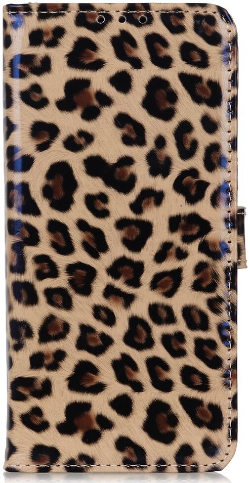 Nokia C32 Hoesje Portemonnee Book Case Luipaard Print afbeelding 1