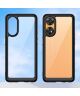 Oppo Reno8 T Hoesje Acryl Back Cover Zwart