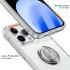 Apple iPhone 15 Plus Hoesje met Magnetische Kickstand Ring Transparant afbeelding 7