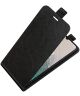 Nokia C32 Hoesje Verticale Flip Wallet Case Kunstleer Zwart