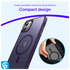 Apple iPhone 11 Hoesje met MagSafe Back Cover Matte Paars afbeelding 6