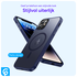 Apple iPhone 11 Hoesje met MagSafe Back Cover Matte Blauw afbeelding 4