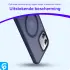 Apple iPhone 12 / 12 Pro Hoesje met MagSafe Matte Back Cover Blauw afbeelding 2