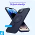 Apple iPhone 14 Hoesje met MagSafe Back Cover Matte Donkerblauw afbeelding 5