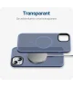 Apple iPhone 14 Hoesje met MagSafe Back Cover Matte Blauw