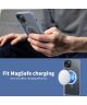 Apple iPhone 14 Hoesje met MagSafe Back Cover Matte Blauw