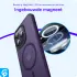 Apple iPhone 14 Pro Hoesje met MagSafe Back Cover Matte Paars afbeelding 5