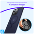 Apple iPhone 14 Pro Hoesje met MagSafe Back Cover Matte Donkerblauw afbeelding 6