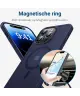 Apple iPhone 14 Pro Max Hoesje met MagSafe Back Cover Matte Blauw