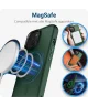 Apple iPhone 15 Hoesje met MagSafe Back Cover Matte Midnight Green