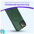 Apple iPhone 15 Hoesje met MagSafe Back Cover Matte Midnight Green afbeelding 4