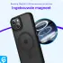 Apple iPhone 15 Plus Hoesje met MagSafe Back Cover Matte Zwart afbeelding 4