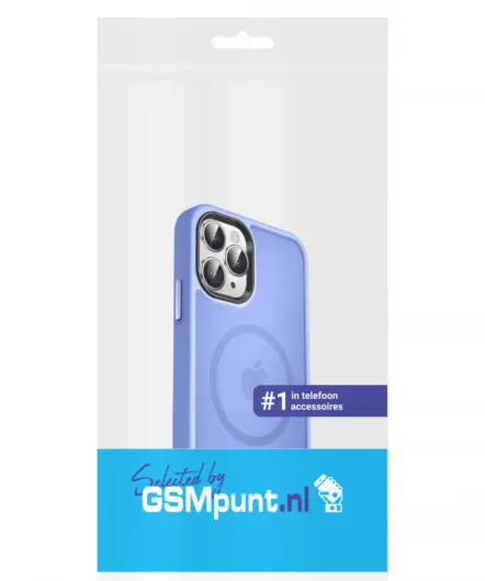 iPhone 15 Pro Max Hoesje met MagSafe Back Cover Matte Zwart afbeelding 6