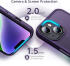 Apple iPhone 14 Pro Hoesje Back Cover Matte Paars afbeelding 3