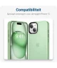 Apple iPhone 15 Hoesje Back Cover Matte Groen