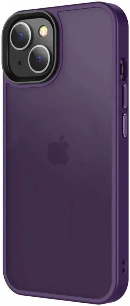 Apple iPhone 15 Plus Hoesje Back Cover Matte Paars afbeelding 3