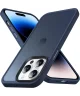 Apple iPhone 15 Pro Hoesje Back Cover Matte Donker Blauw