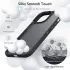 Apple iPhone 15 Pro Max Hoesje Back Cover Matte Zwart afbeelding 2