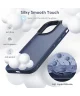 Apple iPhone 15 Pro Max Hoesje Back Cover Matte Donker Blauw