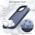 Apple iPhone 15 Pro Max Hoesje Back Cover Matte Donker Blauw afbeelding 2