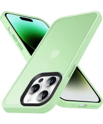 Apple iPhone 15 Pro Max Hoesje Back Cover Matte Groen